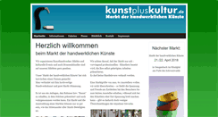 Desktop Screenshot of kunst-plus-kultur.de